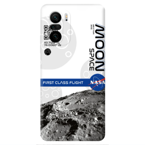 Xiaomi Poco F3 Moon Space Transparent Silicone TPU Θήκη