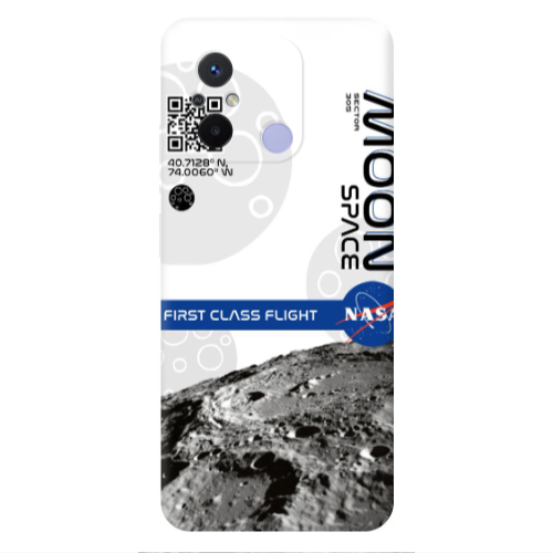 Xiaomi Redmi 12C Moon Space Transparent Silicone TPU Θήκη
