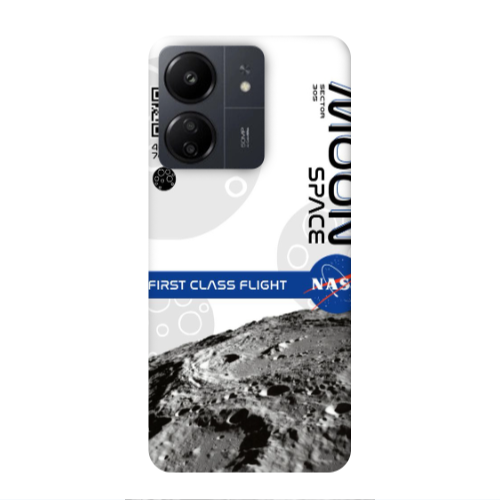 Xiaomi Redmi 13C Moon Space Transparent Silicone TPU Θήκη