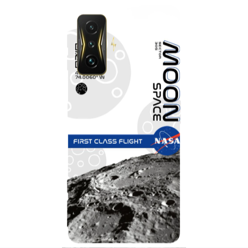 Xiaomi Poco F4 Gt Moon Space Transparent Silicone TPU Θήκη
