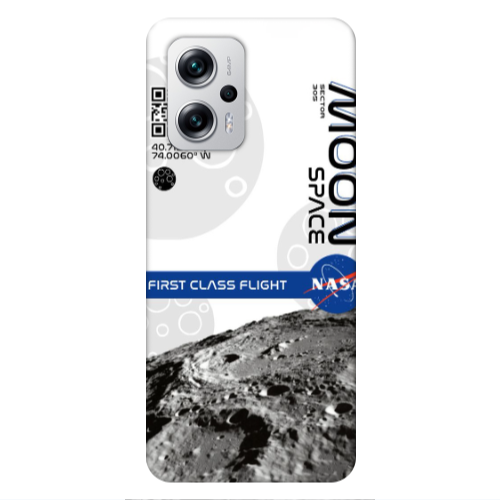 Xiaomi Poco X4 GT Moon Space Transparent Silicone TPU Θήκη