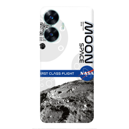 Realme C55 Moon Space Transparent Silicone TPU Θήκη