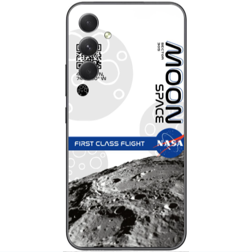Samsung  Galaxy A05s Moon Space Transparent Silicone TPU Θήκη