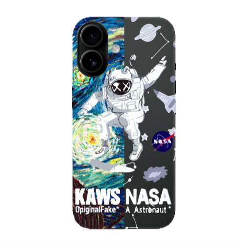 Apple Iphone 16 plus Kaws Transparent Silicone TPU Θήκη