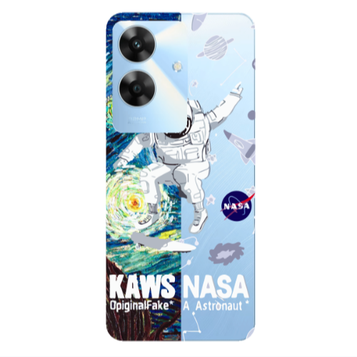 Realme Note 60 Kaws Transparent Silicone TPU Θήκη