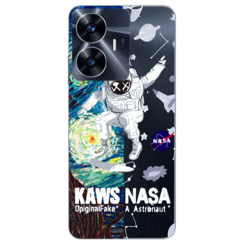 Realme Note 50 Kaws Transparent Silicone TPU Θήκη
