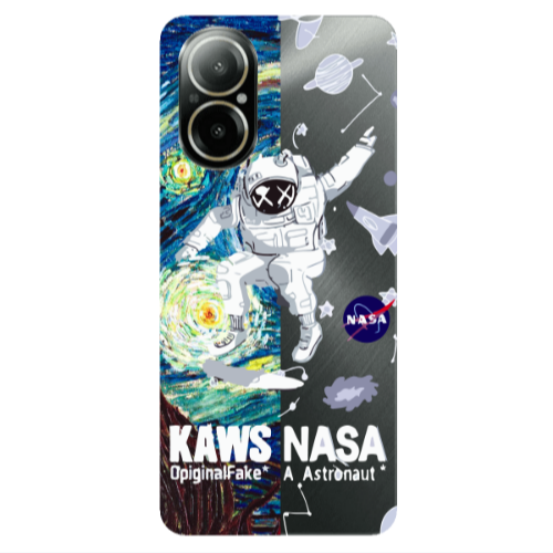 Realme C67 Kaws Transparent Silicone TPU Θήκη