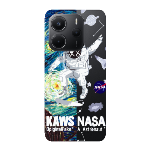 Xiaomi Redmi Note 14 Kaws Transparent Silicone TPU Θήκη