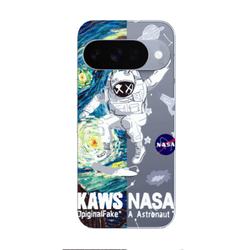 Google Pixel 10 Kaws Transparent Silicone TPU Θήκη