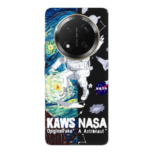 Honor Magic 7 Lite Kaws Black Colored Silicone TPU Θήκη