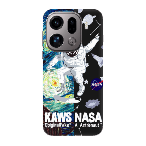 Oppo Find X9 Pro Kaws Black Colored Silicone TPU Θήκη
