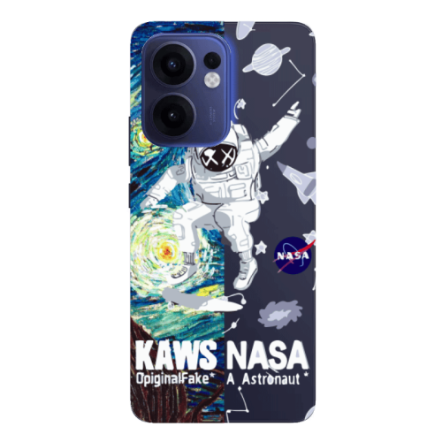 Oppo Reno13 FS Kaws Transparent Silicone TPU Θήκη