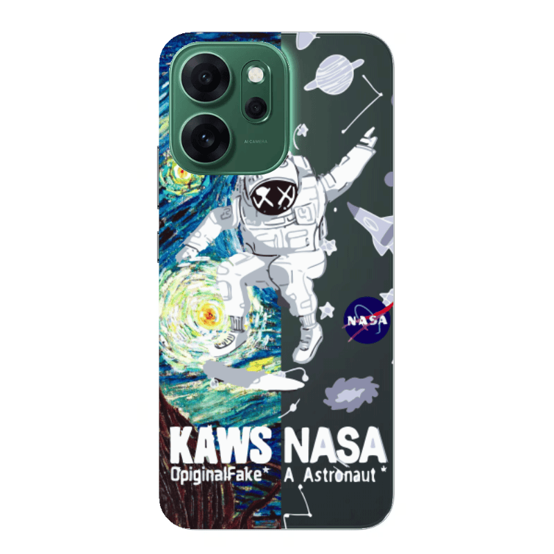 Oppo 14 F Kaws Transparent Silicone TPU Θήκη