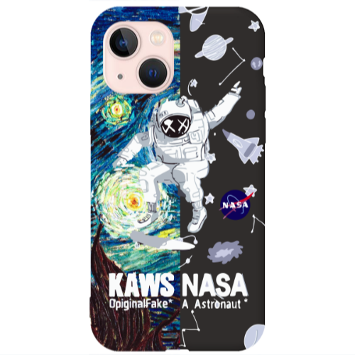 Apple iPhone 13 Kaws Black Colored Silicone TPU Θήκη