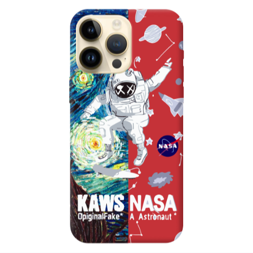 Apple iPhone 13 Pro Max Kaws Red Colored Silicone TPU Θήκη