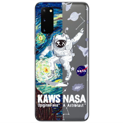 Samsung S20 Kaws Transparent Silicone TPU Θήκη