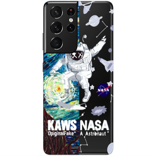 Samsung S21 Ultra Kaws Transparent Silicone TPU Θήκη