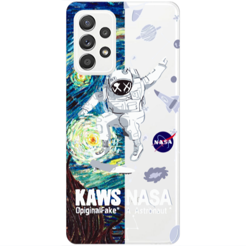 Samsung A53 Kaws Transparent Silicone TPU Θήκη