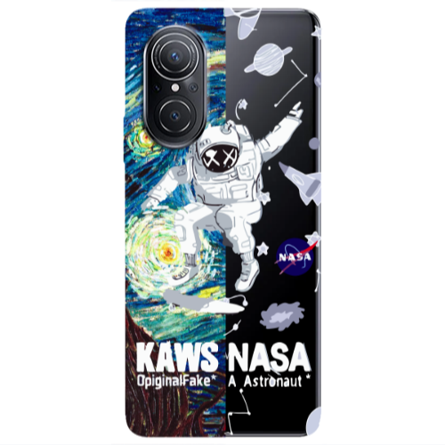 Huawei Nova 9 SE Kaws Transparent Silicone TPU Θήκη