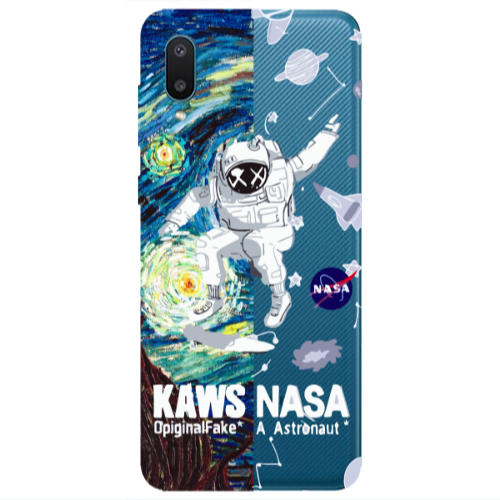 Samsung A02 Kaws Transparent Silicone TPU Θήκη