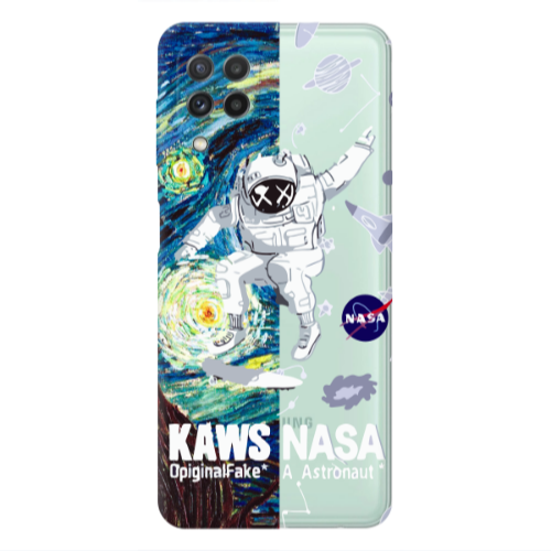 Samsung A22 4G Kaws Transparent Silicone TPU Θήκη