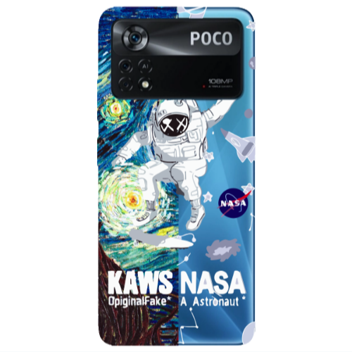 Xiaomi Poco X4 Pro Kaws Transparent Silicone TPU Θήκη