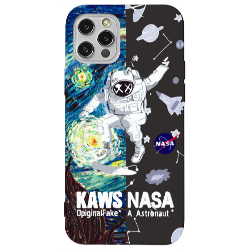 Apple iPhone 13 Pro Kaws Black Colored Silicone TPU Θήκη