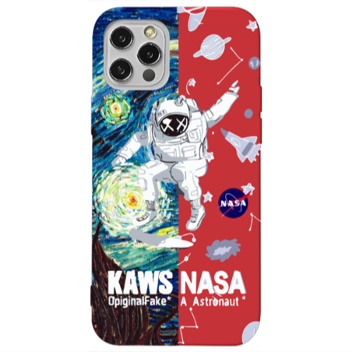 Apple iPhone 13 Pro Kaws Red Colored Silicone TPU Θήκη