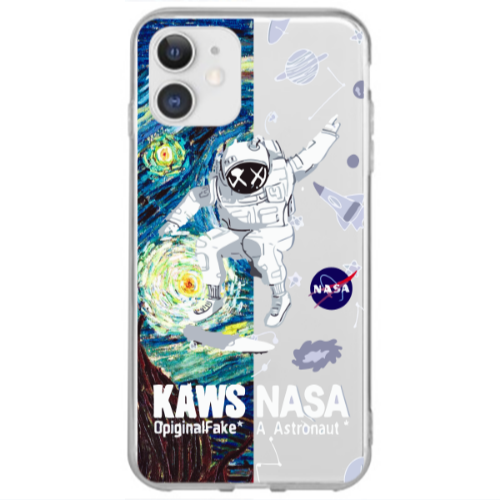 Apple iPhone 12 Mini Kaws Transparent Silicone TPU Θήκη