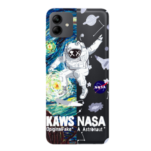 Samsung A04 Kaws Transparent Silicone TPU Θήκη
