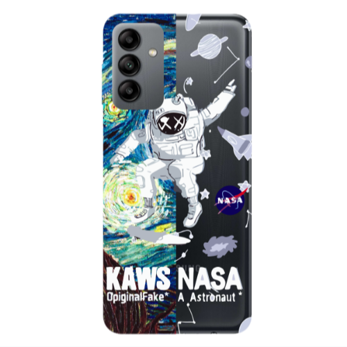 Samsung A04S Kaws Transparent Silicone TPU Θήκη