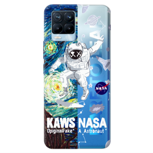 Realme 8 Pro Kaws Transparent Silicone TPU Θήκη