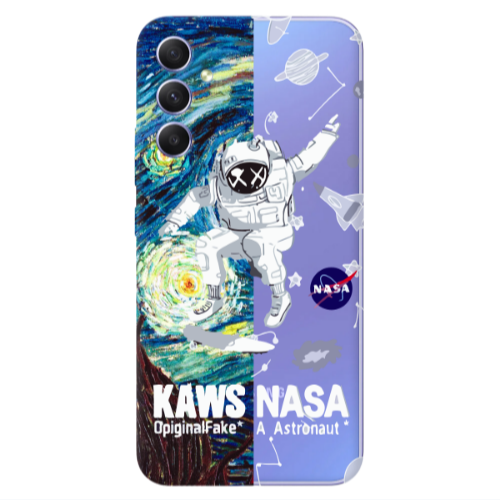 Samsung A34 Kaws Transparent Silicone TPU Θήκη