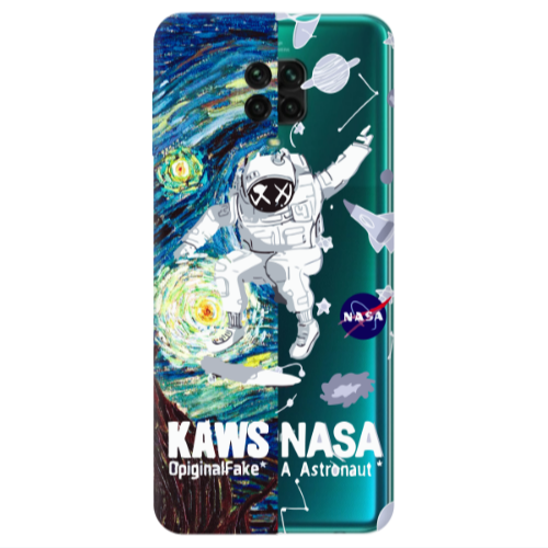 Xiaomi Redmi Note 9S Kaws Transparent Silicone TPU Θήκη