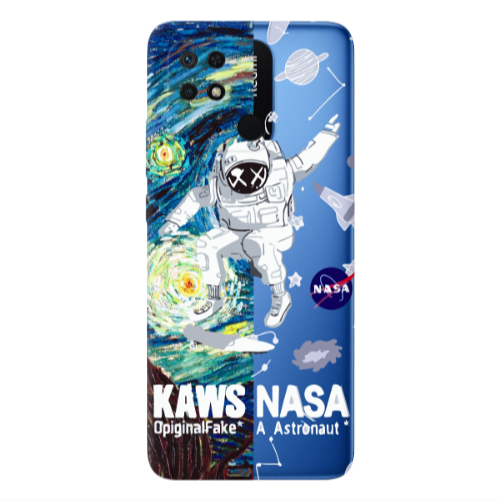 Xiaomi Poco C40 Kaws Transparent Silicone TPU Θήκη