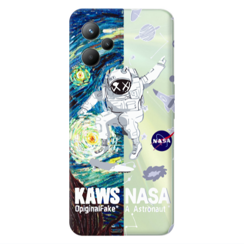 Realme C35 Kaws Transparent Silicone TPU Θήκη