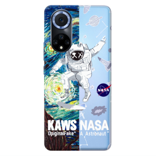 Huawei Nova 9 Kaws Transparent Silicone TPU Θήκη