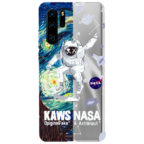 Huawei P30 Pro Kaws Transparent Silicone TPU Θήκη