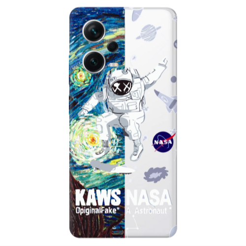 Xiaomi Redmi Note 12 5G Kaws Transparent Silicone TPU Θήκη