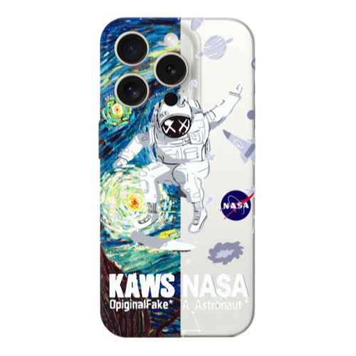 Apple iPhone 15 Pro Max Kaws Transparent Silicone TPU Θήκη