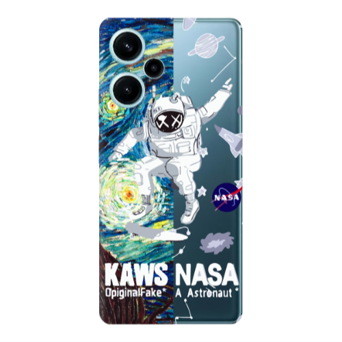 Xiaomi Poco F5 Kaws Transparent Silicone TPU Θήκη