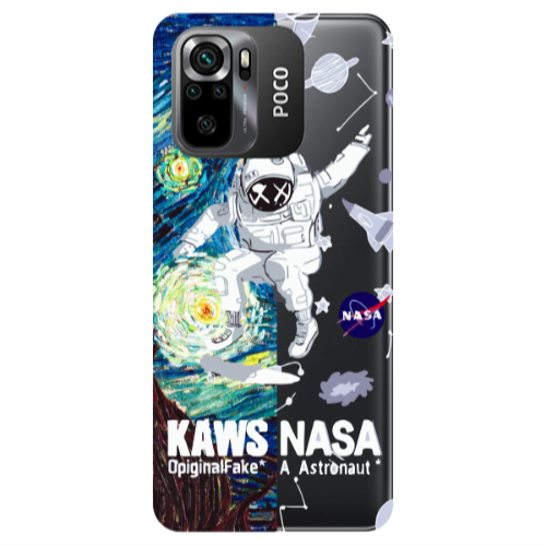 Xiaomi Poco M5 s Kaws Transparent Silicone TPU Θήκη