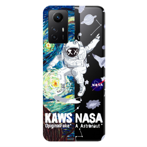 Xiaomi Redmi Note 12s Kaws Transparent Silicone TPU Θήκη
