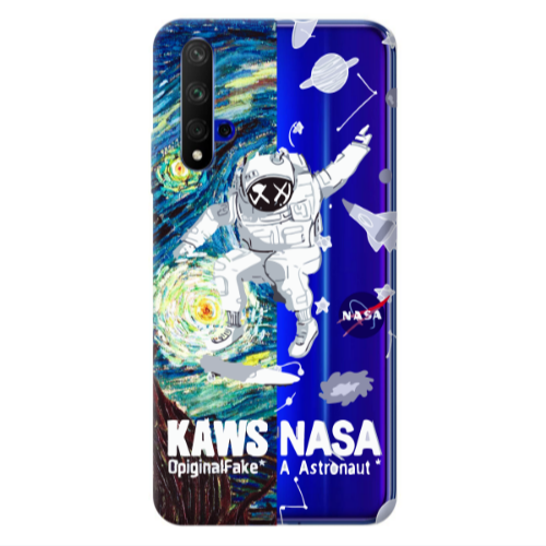 Huawei Nova 5 T Kaws Transparent Silicone TPU Θήκη