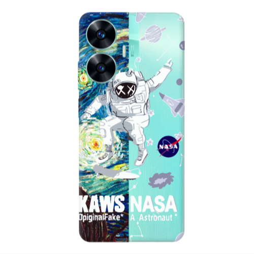 Realme C55 Kaws Transparent Silicone TPU Θήκη