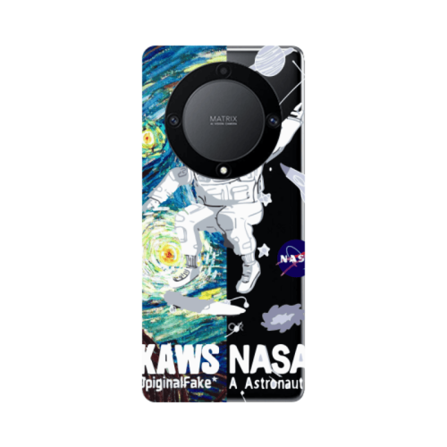 Honor Magic5 Lite 5G Kaws Transparent Silicone TPU Θήκη