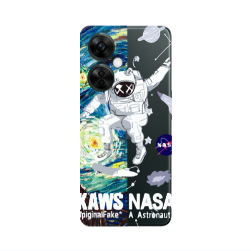 Oneplus Nord CE 3 Lite 5G Kaws Transparent Silicone TPU Θήκη