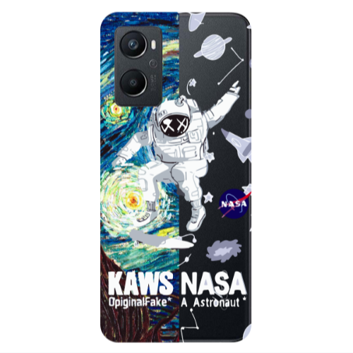 Oppo A 96 Kaws Transparent Silicone TPU Θήκη
