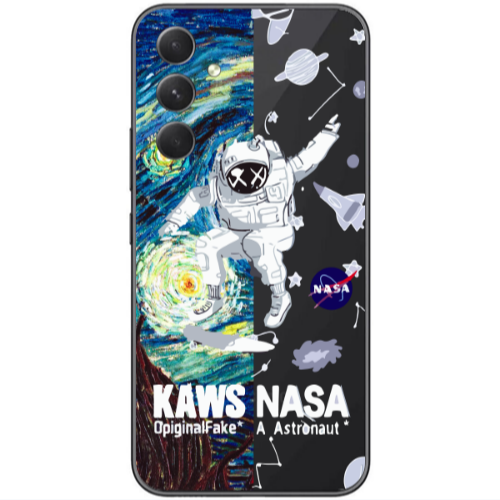 Samsung Galaxy A25 Kaws Transparent Silicone TPU Θήκη