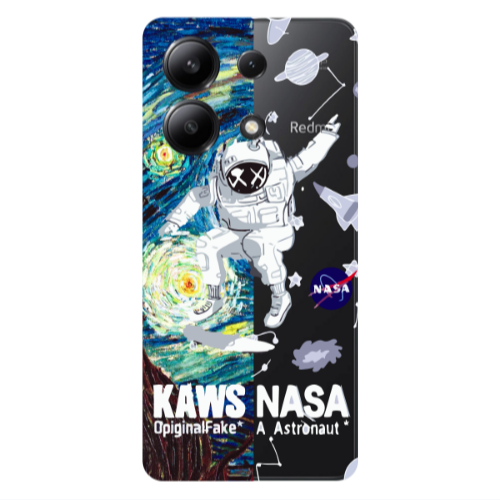 Xiaomi Redmi Note 13 4G Kaws Transparent Silicone TPU Θήκη